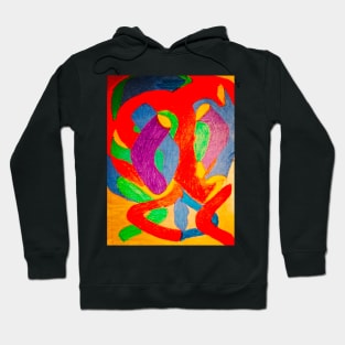 Life is A Colorful Confusion Abstract Painting Art Hoodie